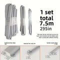 TPU Seal Strip for Sliding Windows & Doors – Windproof & Waterproof Door & Window Seal Strip Qme 1set