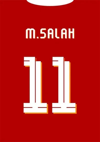 Football Legend Jersey Canvas Poster – Unframed Wall Art Canvas Wall Poster Qst 11 30x40cm Unframed