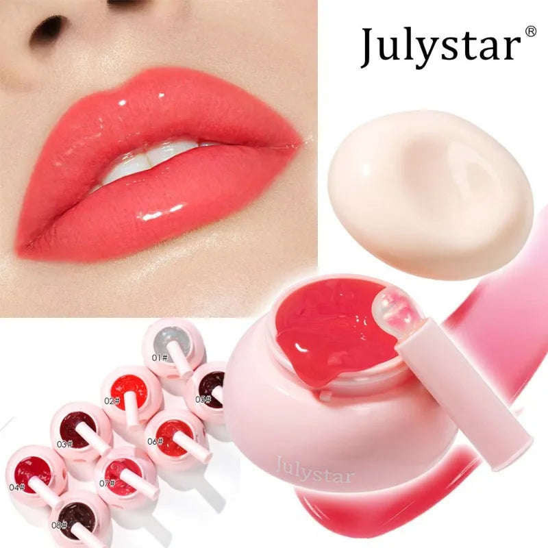 Qme Moisturizing Solid Lip Jelly Tinted Cheek Balm – 8 Shades Tinted Lip Balm Qme