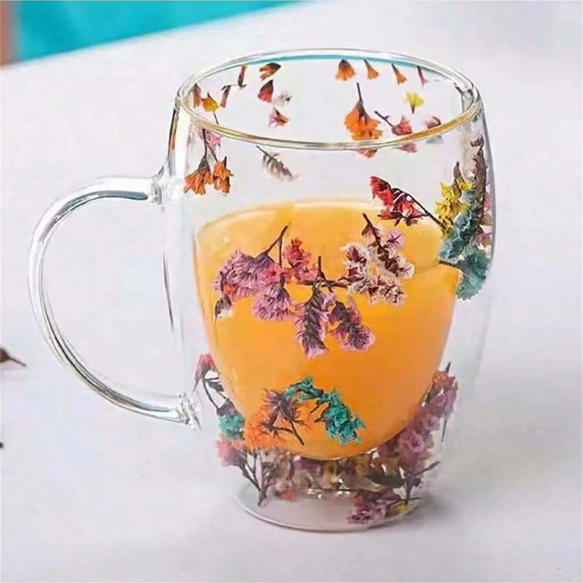 Double-Wall Borosilicate Glass Coffee Cup – 350ml Heat-Resistant Glass Coffee Cup Qme 1pc 301-400ml