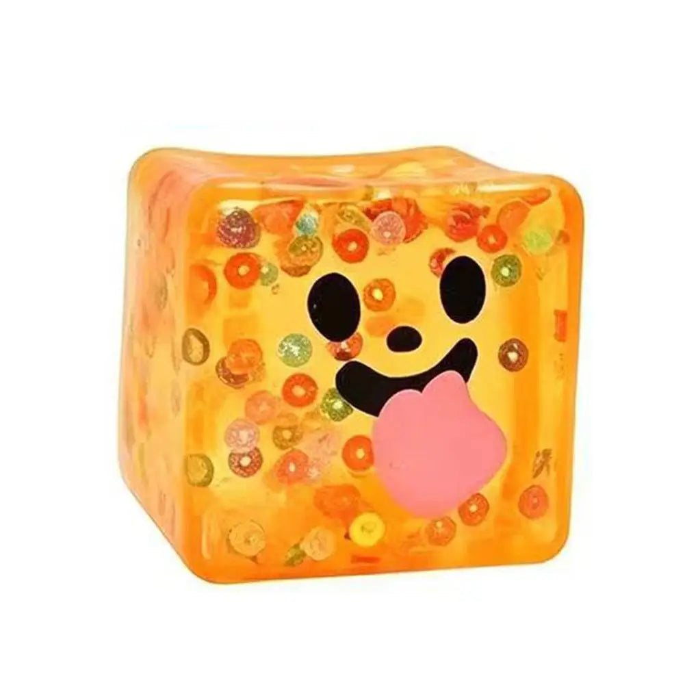 Halloween Ice Cube Squishy Slow Rising Sensory Fidget Toy Squishy Fidget Toy Qme ghost