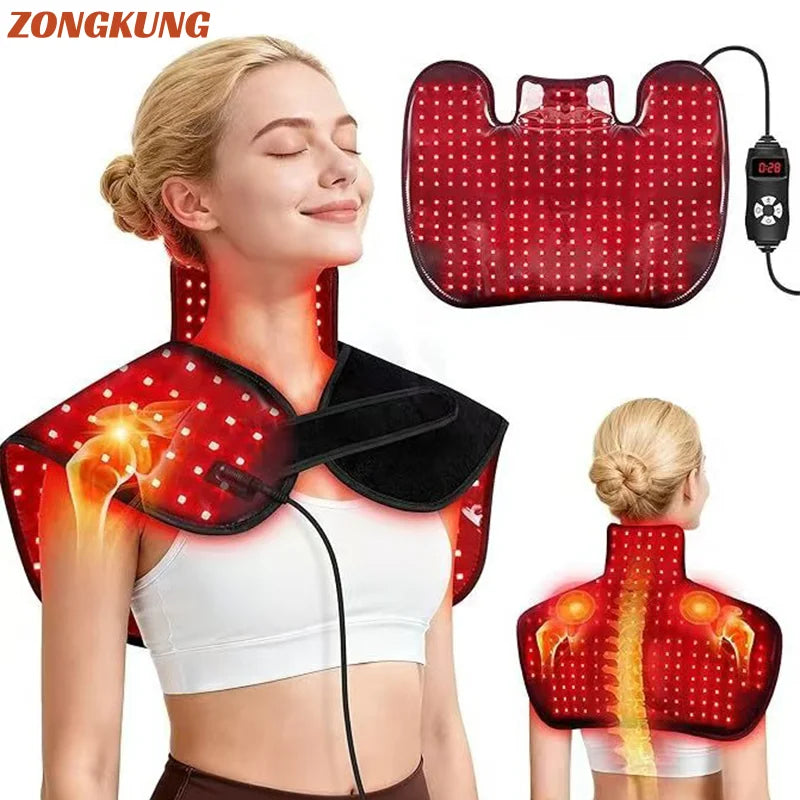 288 LED Red Light Therapy Belt – 660nm & 850nm Infrared Pad Light Therapy Belt Qst