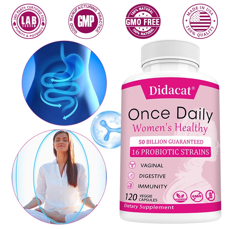 Women's Probiotic & Prebiotic Supplement – 50 Billion CFU Probiotic Supplement Qst
