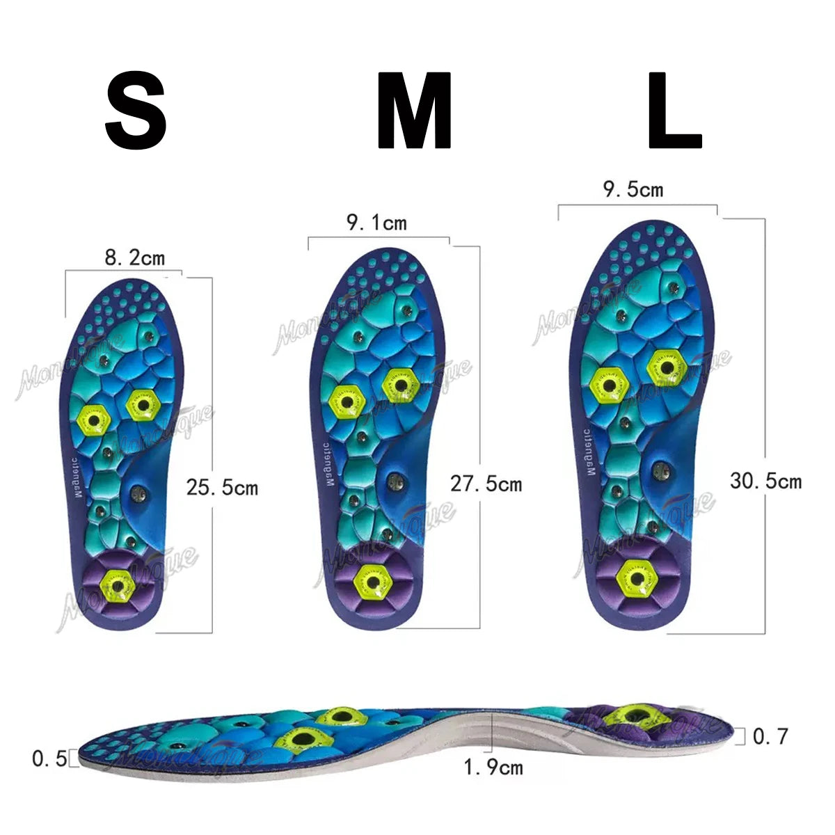 Acupoint Magnetic Massage Insoles – Arch Support & Breathable Massage Insoles Qst