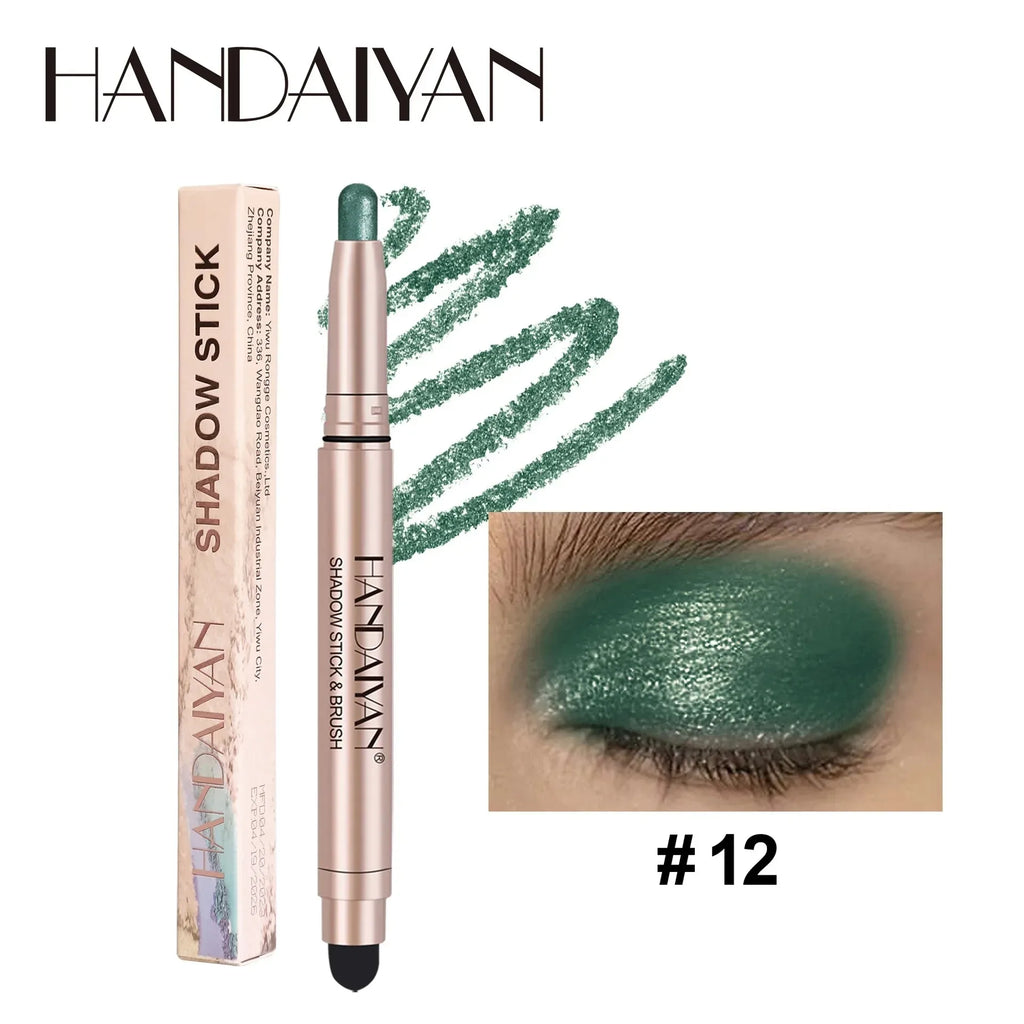 Waterproof Eyeshadow Pencil Stick – Matte & Pearlescent, 24 Colors