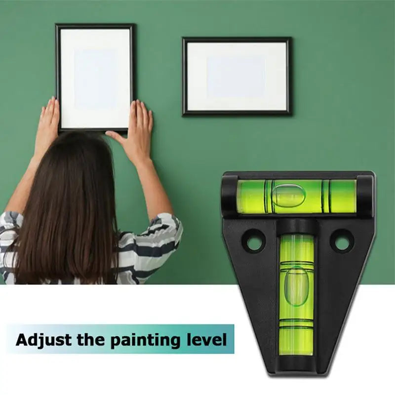 T-Type Mini Spirit Level – Waterproof Portable Cross Level Spirit Level Tool Qst