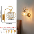 Modern Gold Crystal Wall Sconce | Nordic LED Wall Lamp Crystal Wall Sconce Qme D