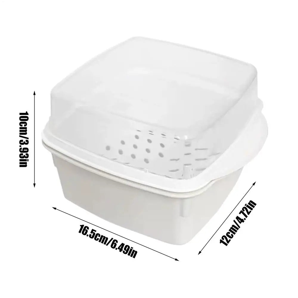 Microwave Vegetable Steamer Bowl | Food-Grade PP Container Microwave Steamer Bowl Qme 01 China Mainland