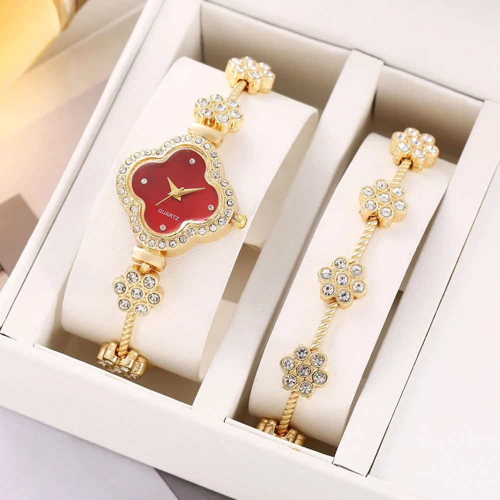Women's Butterfly Strap Diamond Round Quartz Watch | Qme Women's Fashion Watch Qme