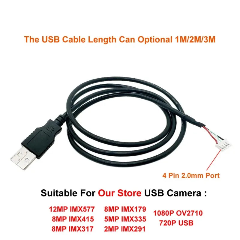 USB Power Extension Cable 2 & 4 Core for Fan & LED Strip USB Extension Cable Qme
