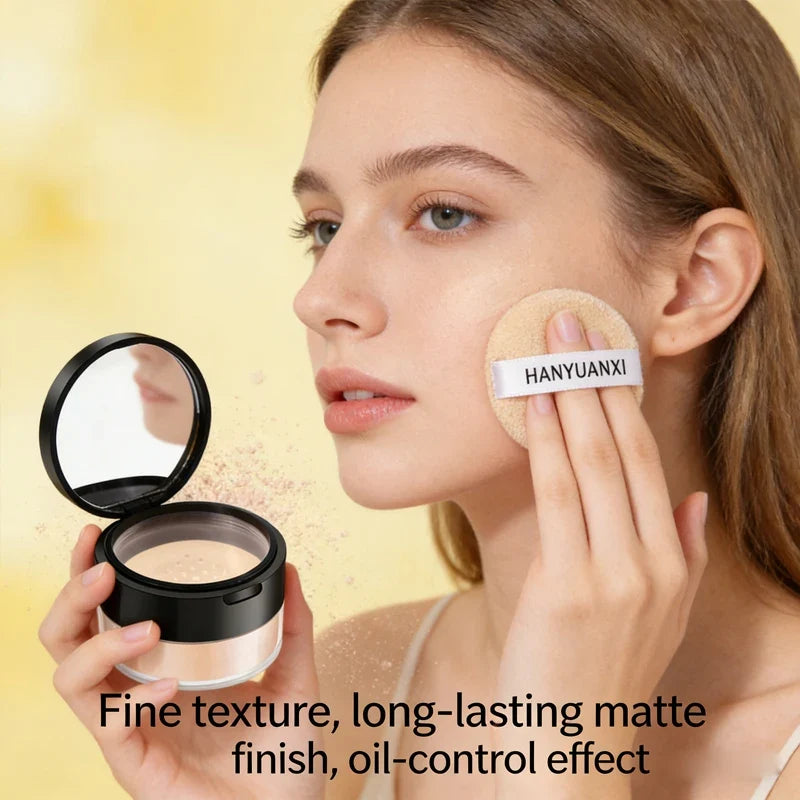 Matte Loose Setting Powder – Waterproof & Long-Lasting Loose Setting Powder Qme