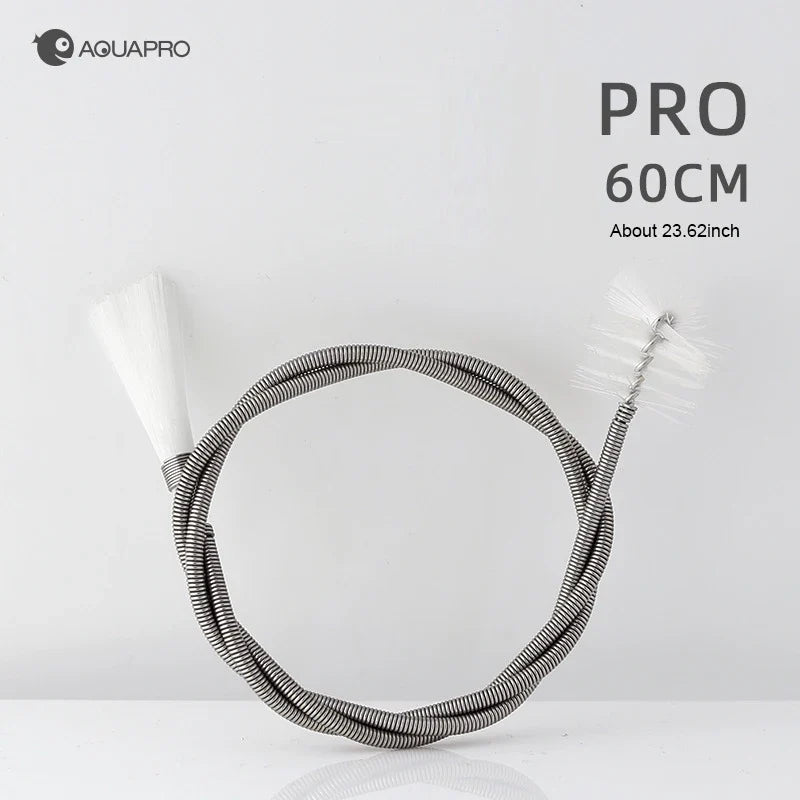 Aquarium Spring Brush Cleaning Tool – Fish Tank & Fishbowl Aquarium Cleaning Brush Qme 60cm
