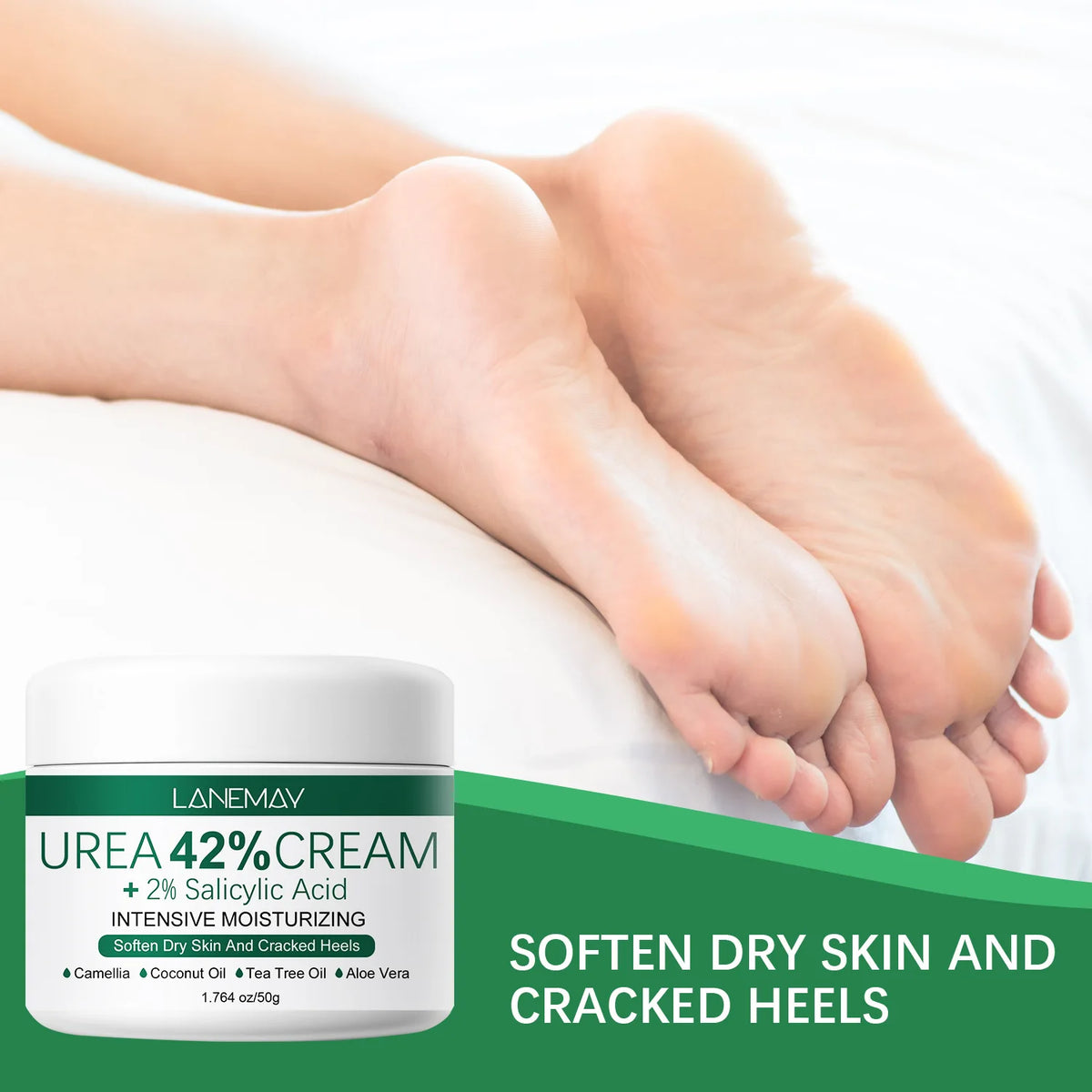 2-Pack 42% Urea & 2% Salicylic Acid Foot & Hand Cream Foot & Hand Cream Qst