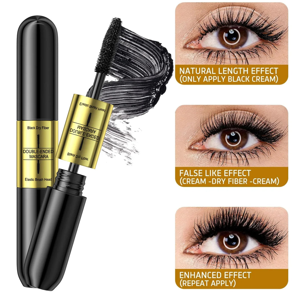 QIC Silk Fiber Waterproof Mascara – Lengthening & Volumizing Silk Fiber Mascara Qme