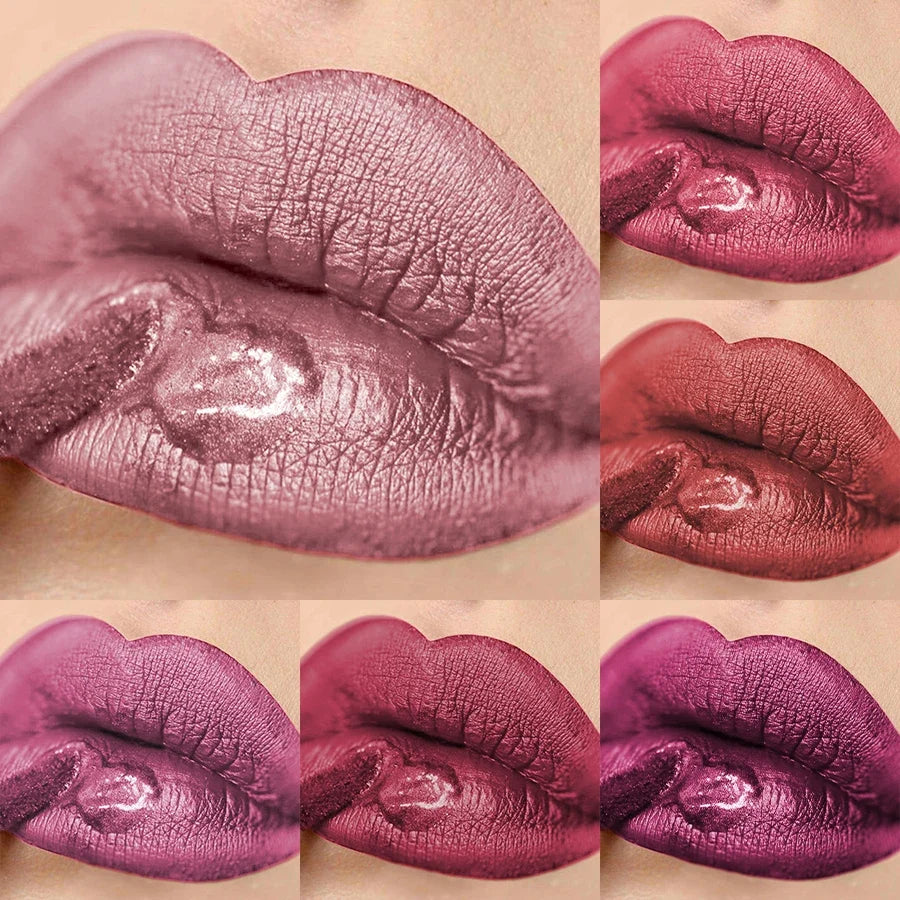20-Color Matte & Glitter Liquid Lipstick Set – Waterproof Lip Gloss Liquid Lipstick Set Qme