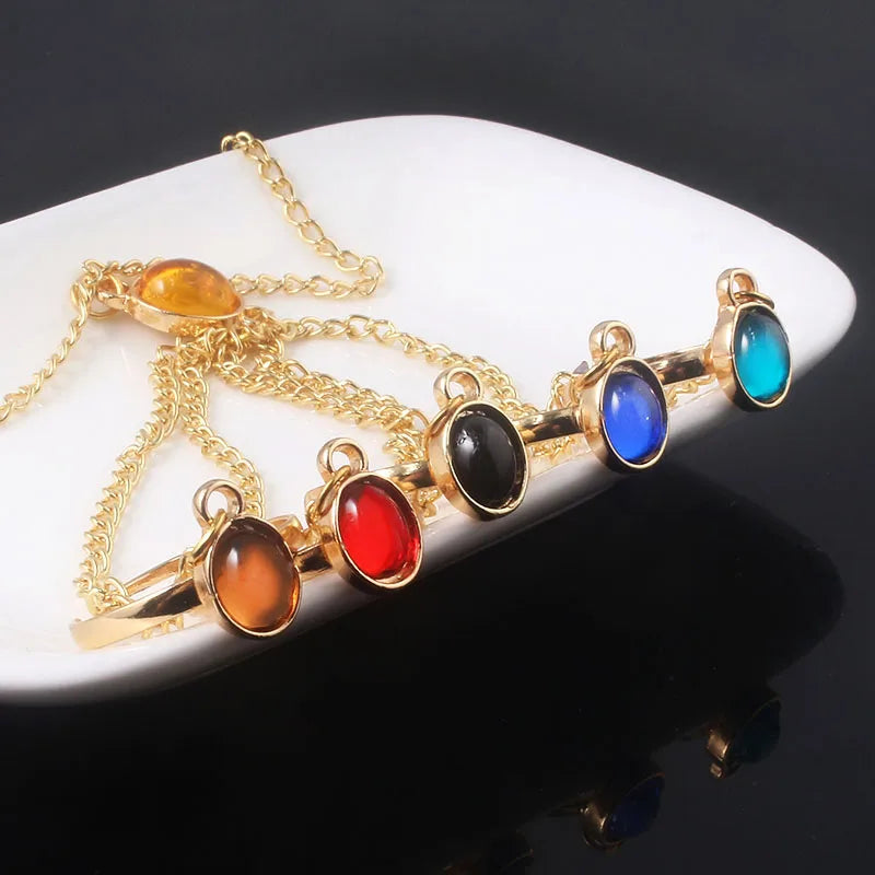 Infinity Gem Gauntlet Bracelet – Punk Gothic Anime Jewelry Gauntlet Bracelet Qme