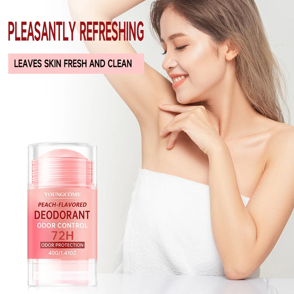 Women's Peach Vanilla Deodorant Lotion – Long-Lasting Fragrance Deodorant Lotion Stick Qst