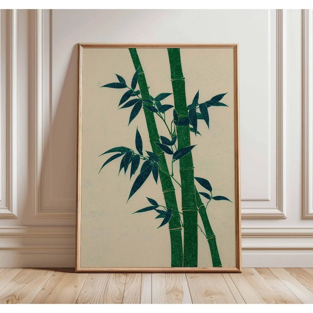 Retro Japanese Koi & Tree Canvas Wall Art – Unframed Print Canvas Wall Art Qst ZWD31925 40x60cm Unframed