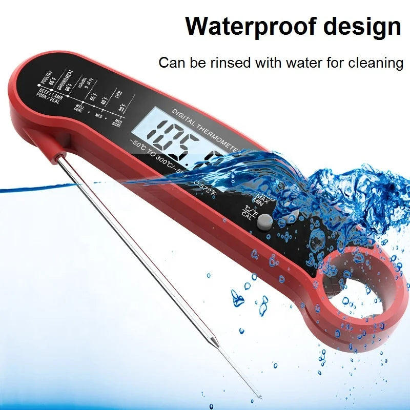 Instant Read Digital Waterproof Kitchen Food Thermometer Kitchen Thermometer Qst