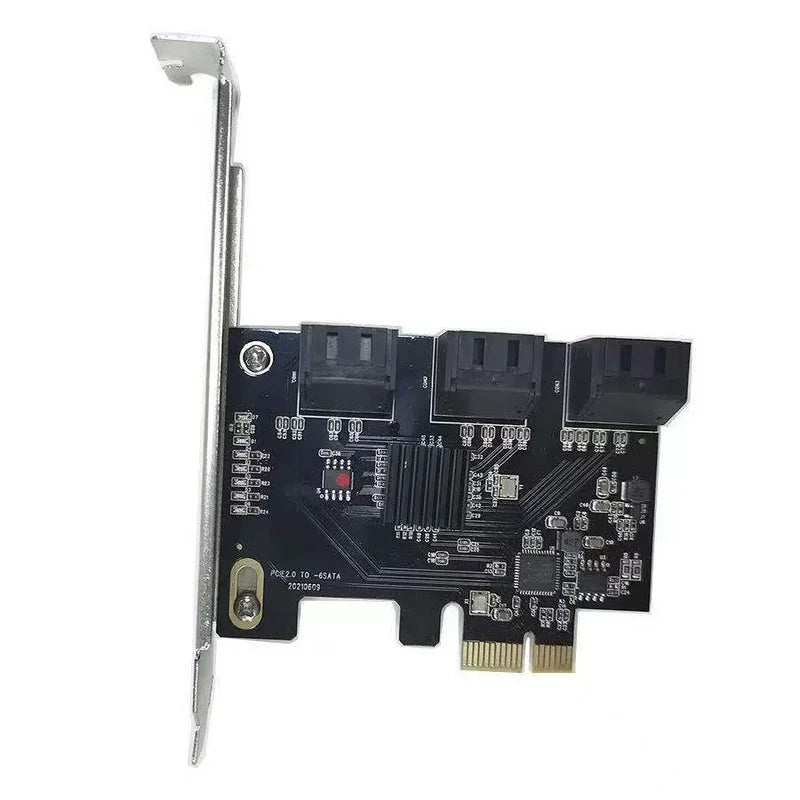 6-Port PCIe SATA III Expansion Card | 6Gbps SATA3 Controller PCIe Storage Controller Qme