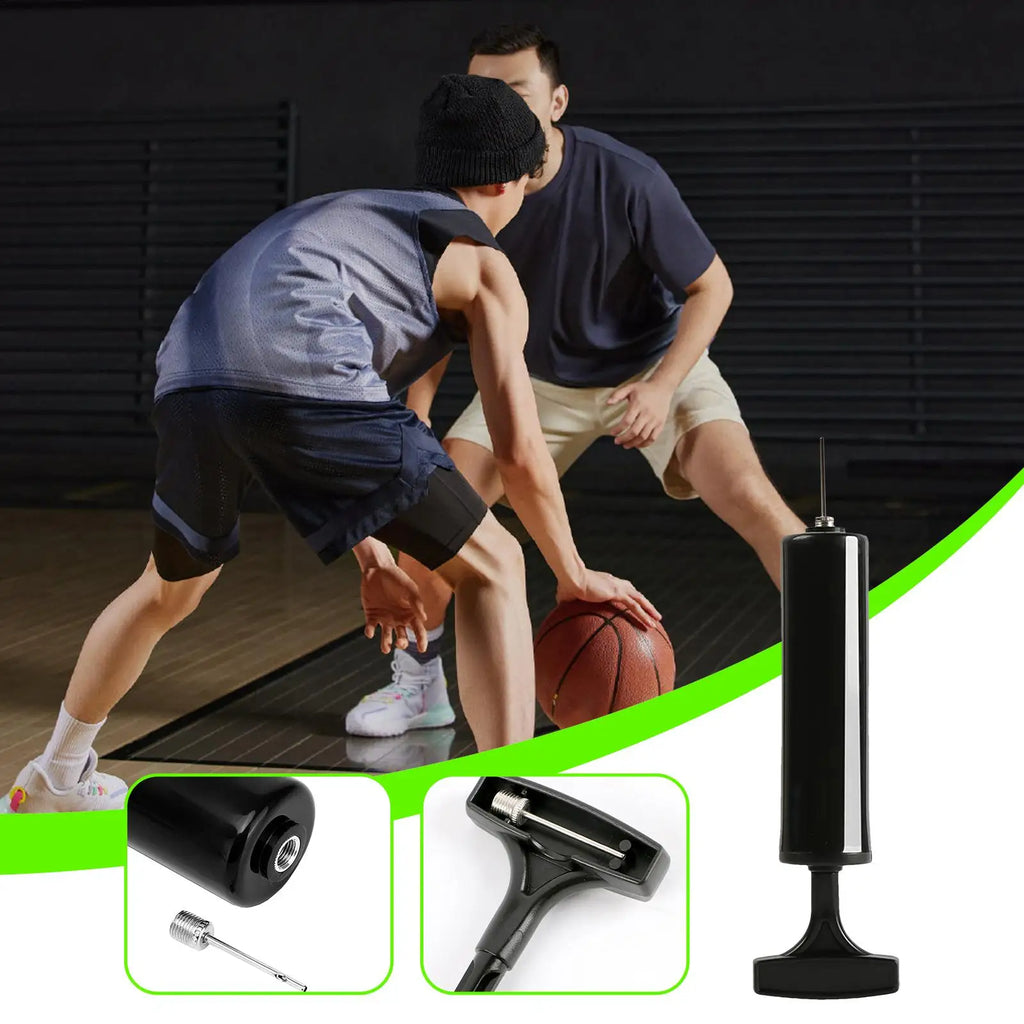 Handheld Sports Ball Pump with Needle – Soccer Basketball Inflator Sports Ball Pump Qst