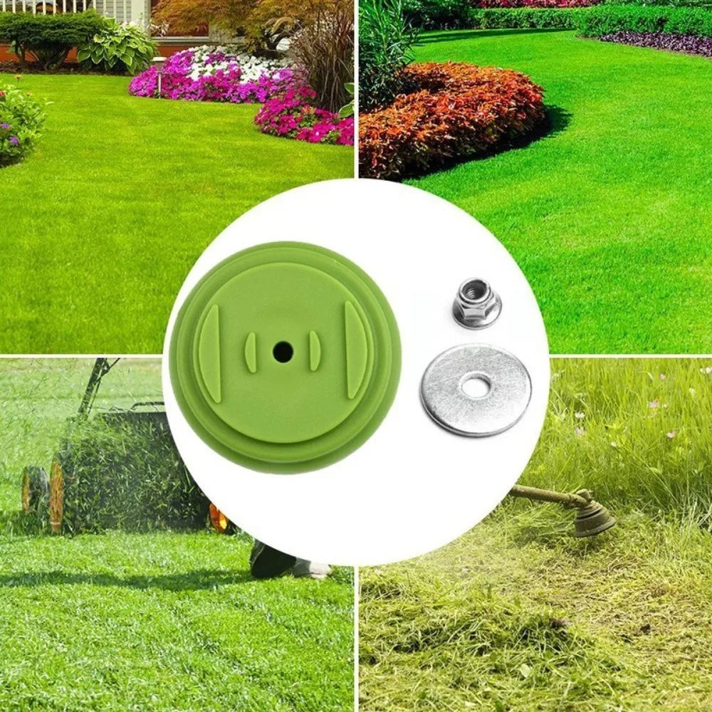 Grass Trimmer Head Cap Brush Cutter Blade Cover – 3 Pack Trimmer Head Cap Qme