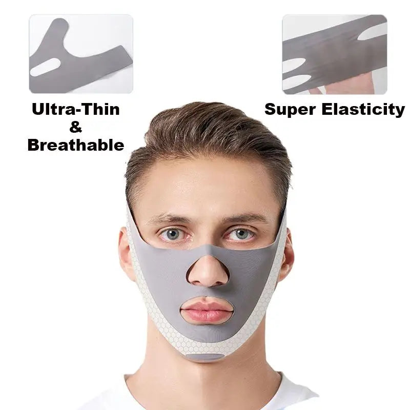 V-Line Face Lifting Bandage Chin Slimming Mask | Qme Facial Contouring Mask Qme