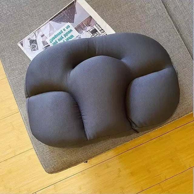 Memory Foam Egg-Shaped Sleep Pillow – Head & Neck Support Memory Foam Pillow Qst Dark gray