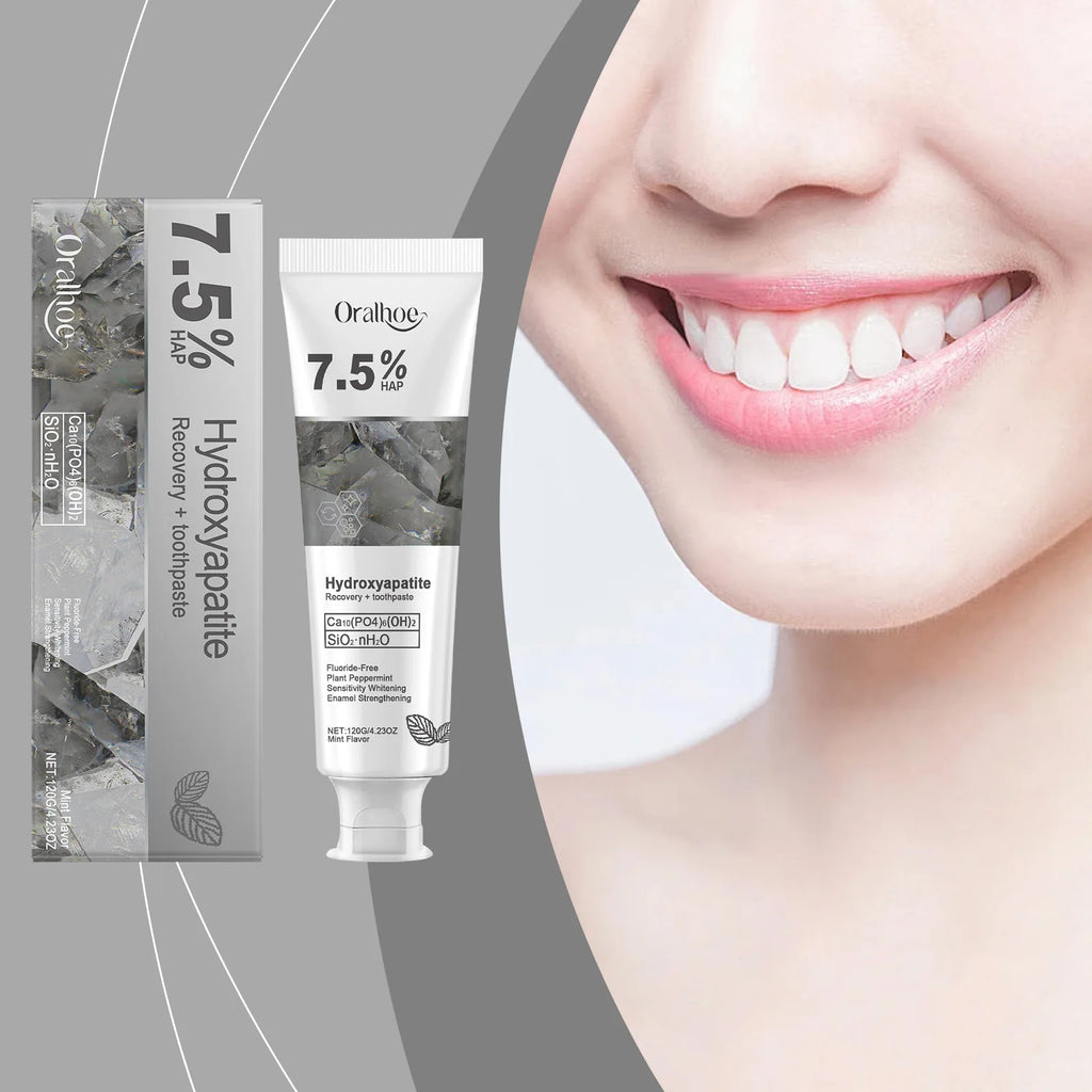 Oralhoe Hydroxyapatite Whitening Toothpaste – Enamel & Gum Care Whitening Toothpaste Qst