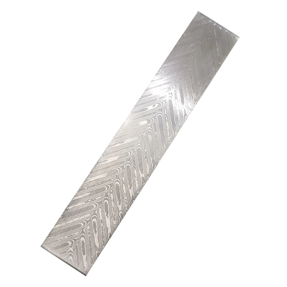 Damascus Steel Billet 160×30×3mm – DIY Knife Making Blank Damascus Steel Billet Qst
