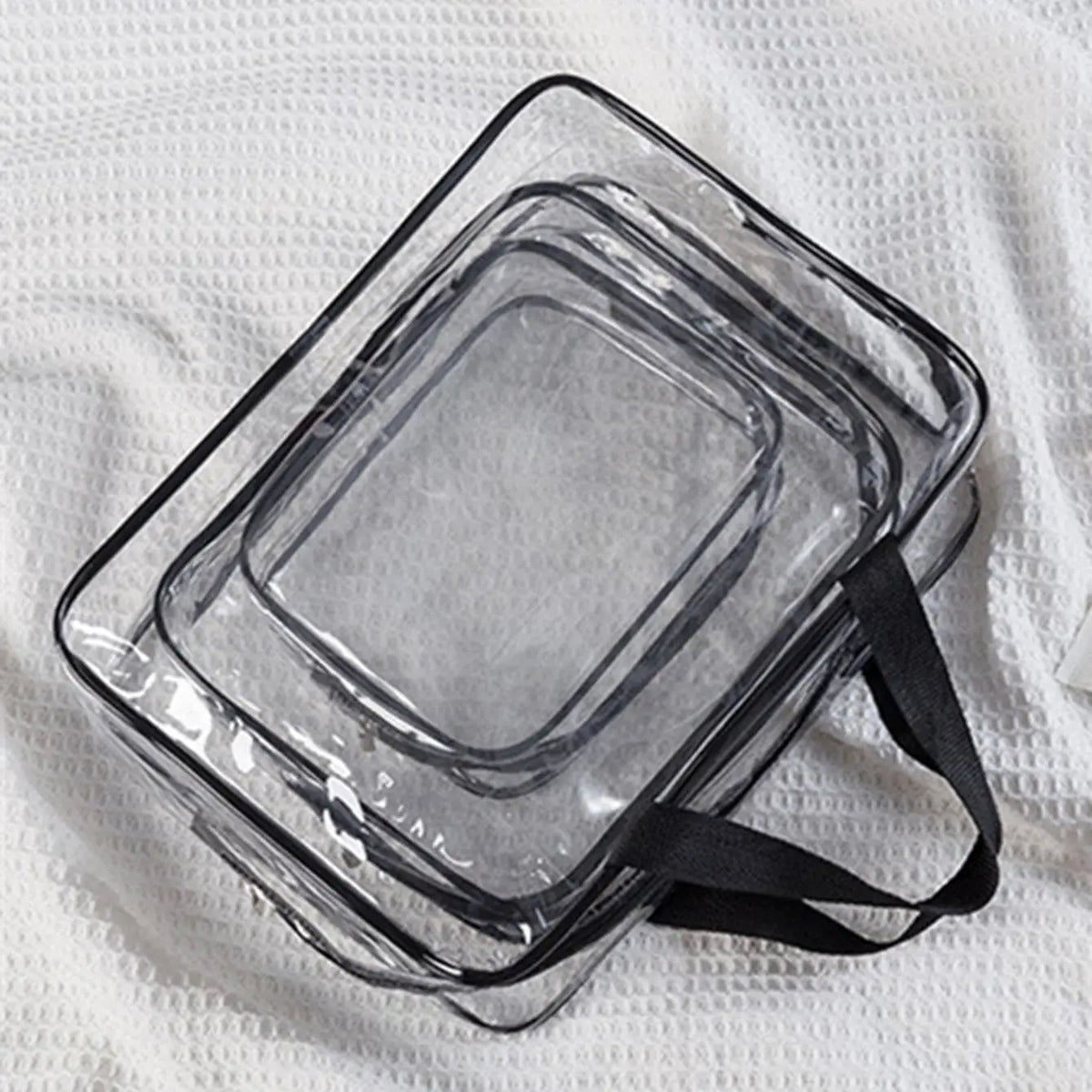 Clear PVC Travel Makeup Bag | Waterproof Transparent Organizer Travel Makeup Bag Qme
