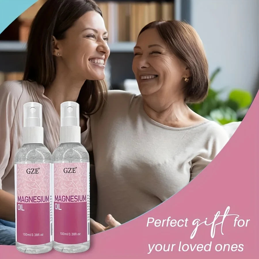 GZE Magnesium Oil Spray – Deodorant, Hair & Skin Support Magnesium Body Spray Qme