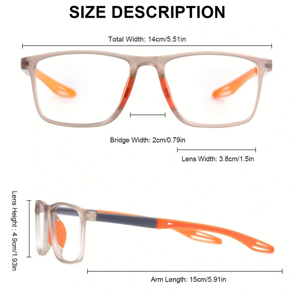VOPHA TR90 Men's Reading Glasses Anti Blue Light +1.0–+3.0 Reading Glasses Qst