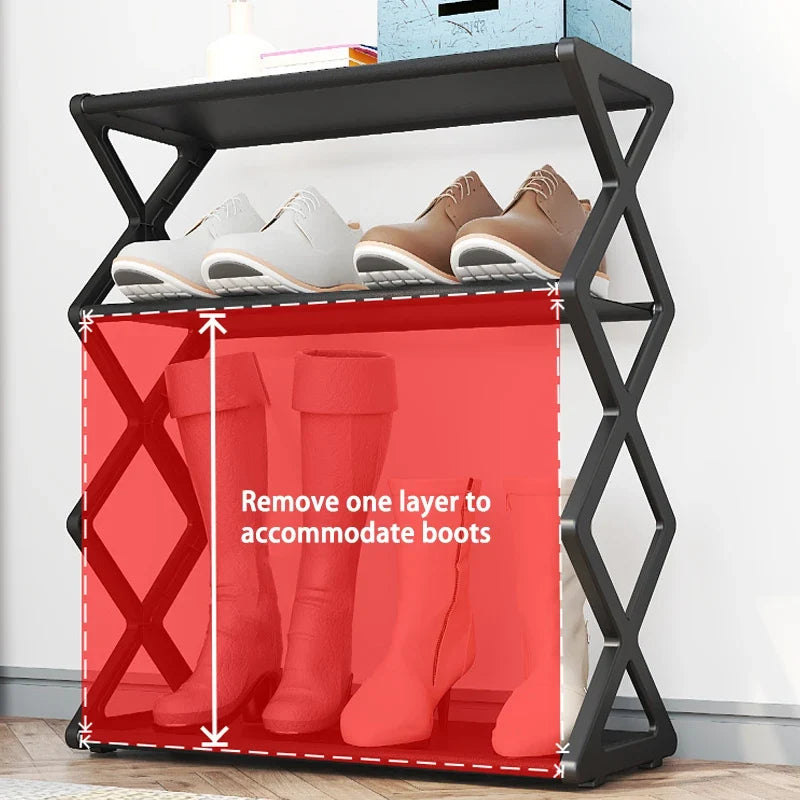 5-Tier Shoe Rack Organizer for Entryway, Dorm & Home Shoe Rack Organizer Qme