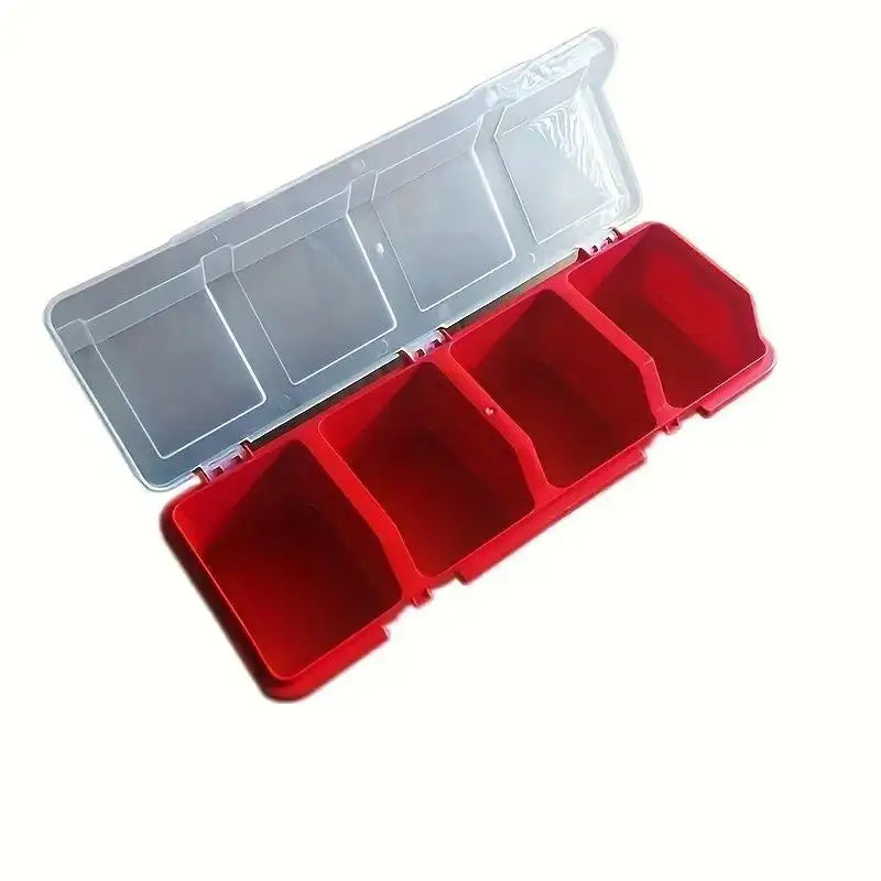 Small Screw & Parts Sorting Box Organizer Red | Qme Parts Sorting Box Qme