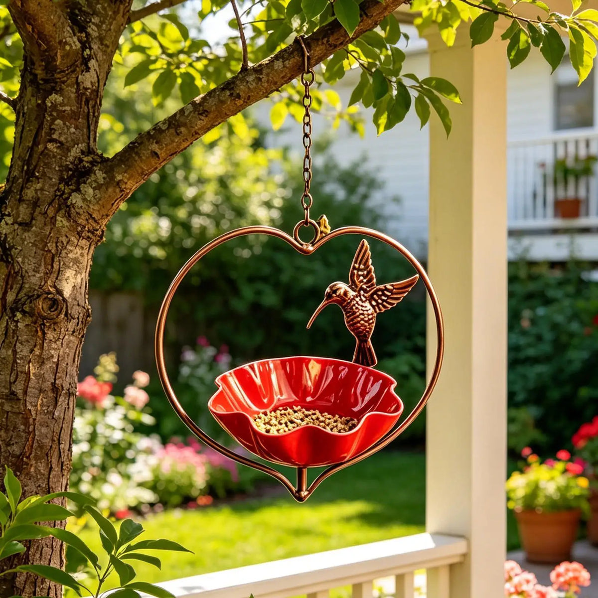 Decorative Bird Bath Water Feeder Tray Dispenser for Garden Bird Bath Feeder Qme