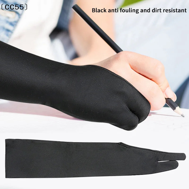 2-Finger Artist Drawing Glove for Tablet & Touch Screen – 1 or 2Pk Artist Drawing Glove Qst