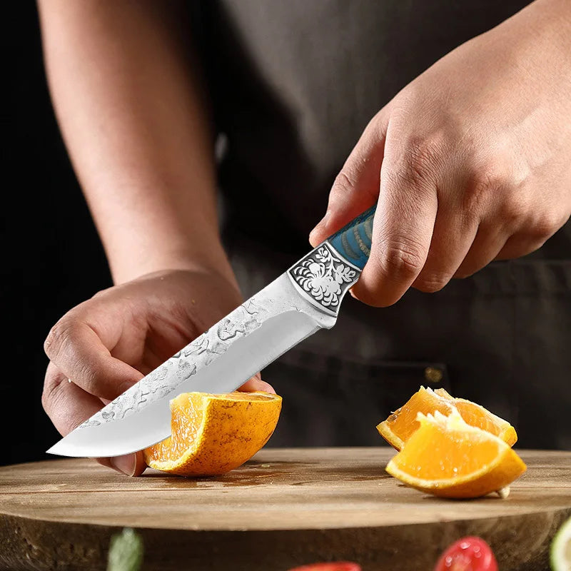 InLeung Boning Knife – Stainless Steel Kitchen Cleaver Kitchen Knife Qst