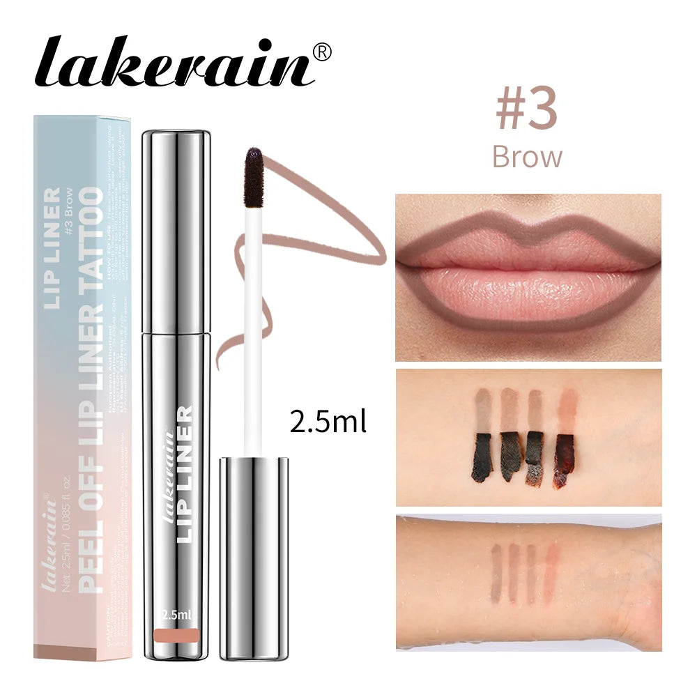 Waterproof Peel-Off Lip Liner – Vitamin E & Hyaluronic Acid Liquid Lip Liner Qst 03