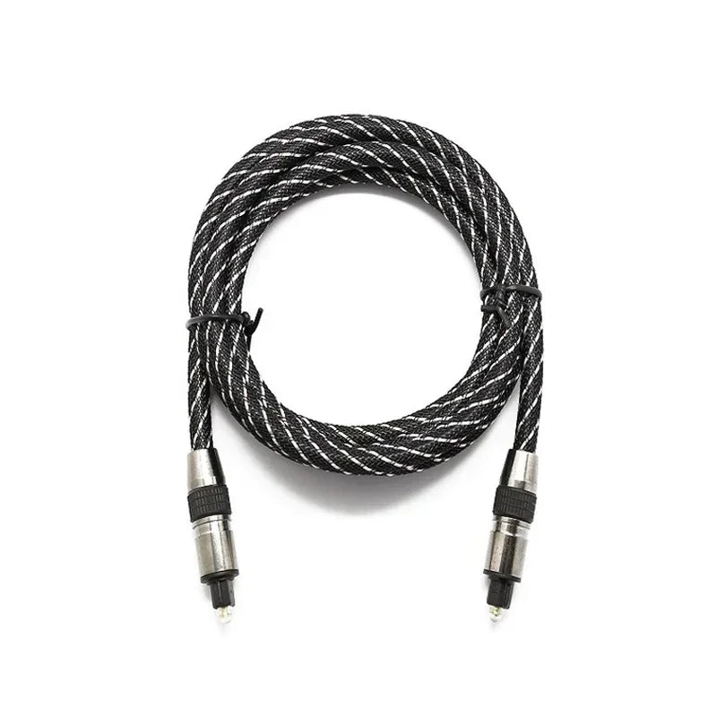 Digital Optical Fiber Audio Cable – Toslink SPDIF, 5 Lengths Optical Audio Cable Qme
