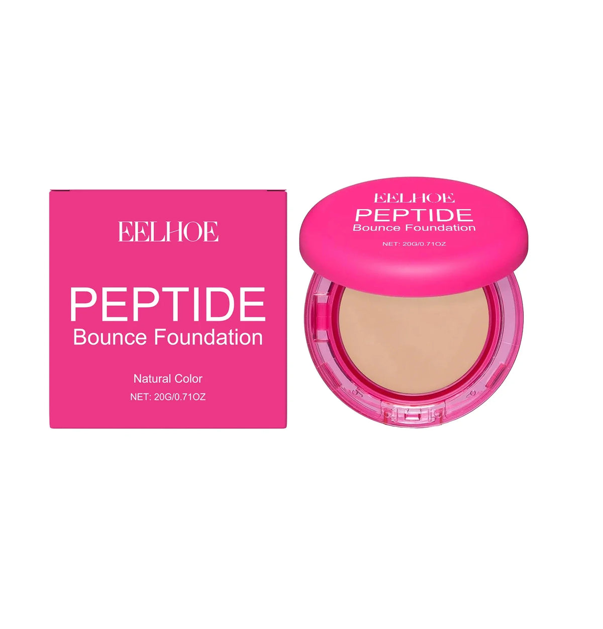 Peptide Bounce Balm Foundation – Full Coverage Concealer Balm Foundation Qme Natural Color