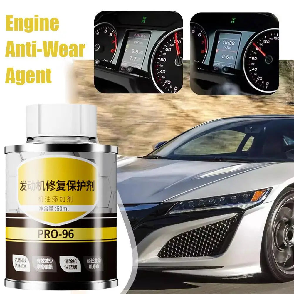 Qme 60ml Engine Anti-Wear Oil Additive | Noise Reduction Engine Oil Additive Qme