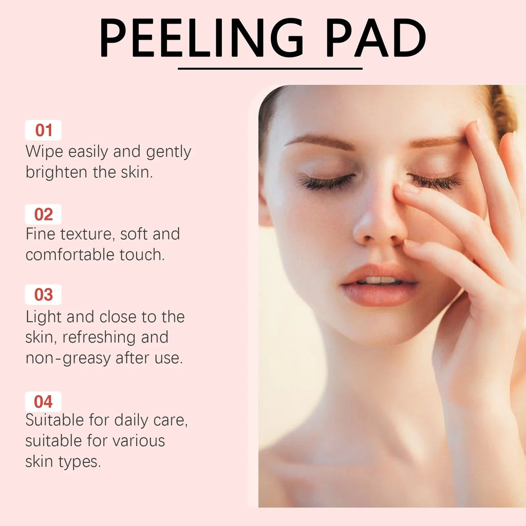 Succinic Acid Peeling Pads – Niacinamide & Panthenol | 70 Pads Exfoliating Peeling Pads Qme