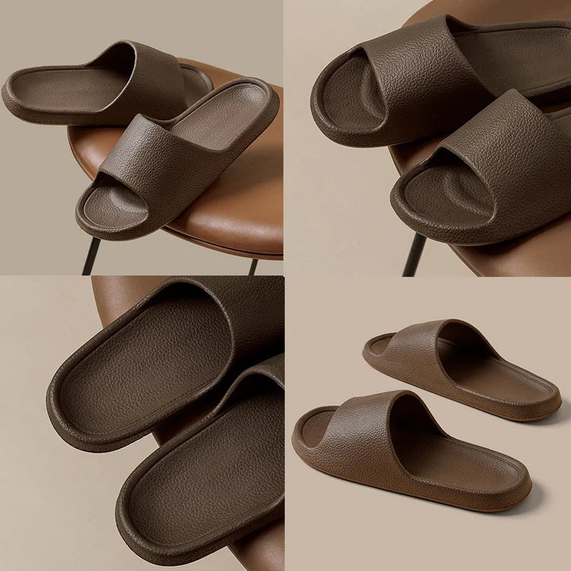 Women's Cloud Slippers Thick Platform Soft Sole Indoor Outdoor Platform Slippers Qme