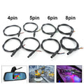 4-Pin Car DVR Rear View Camera Extension Cable – HD Monitor Camera Extension Cable Qme Female 1.8M