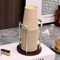 Wooden Mug & Cup Dispenser Display Stand Organizer | 6 Colors Cup Dispenser Stand Qme A3