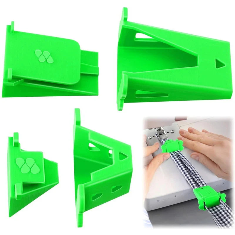 Fabric Tube Maker for Roll Rugs & Bias Tape – 2-Piece DIY Set Sewing Notions Tool Qme