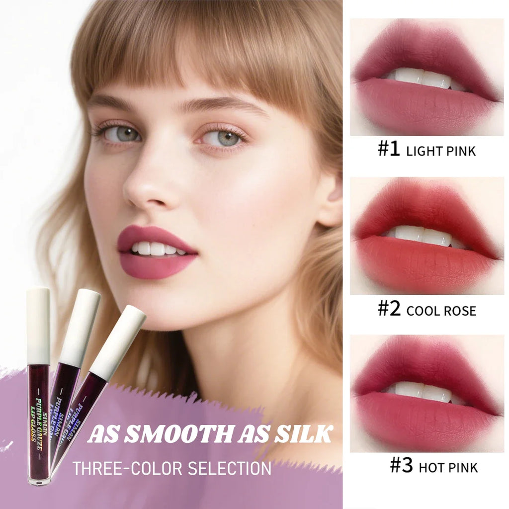 Teardrop Matte Liquid Lip Gloss – Water-Resistant, Cup-Proof Matte Liquid Lip Gloss Qme