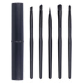 5-Piece Watch Cleaning Brush Set – Wristwatch Movement Tool Watch Cleaning Brush Qme black