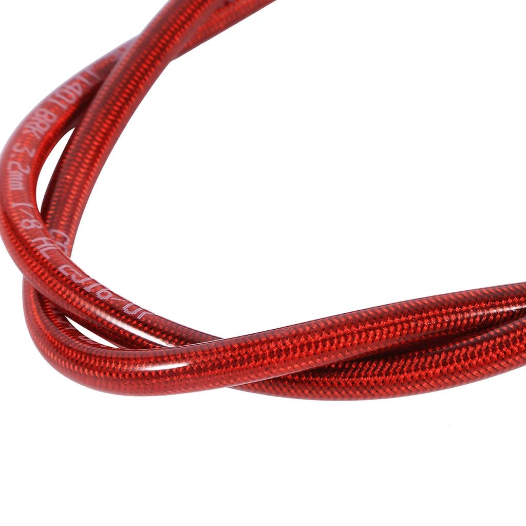 Motorcycle Braided Steel Brake Hose Line – 14 Colors Motorcycle Brake Hose Qme